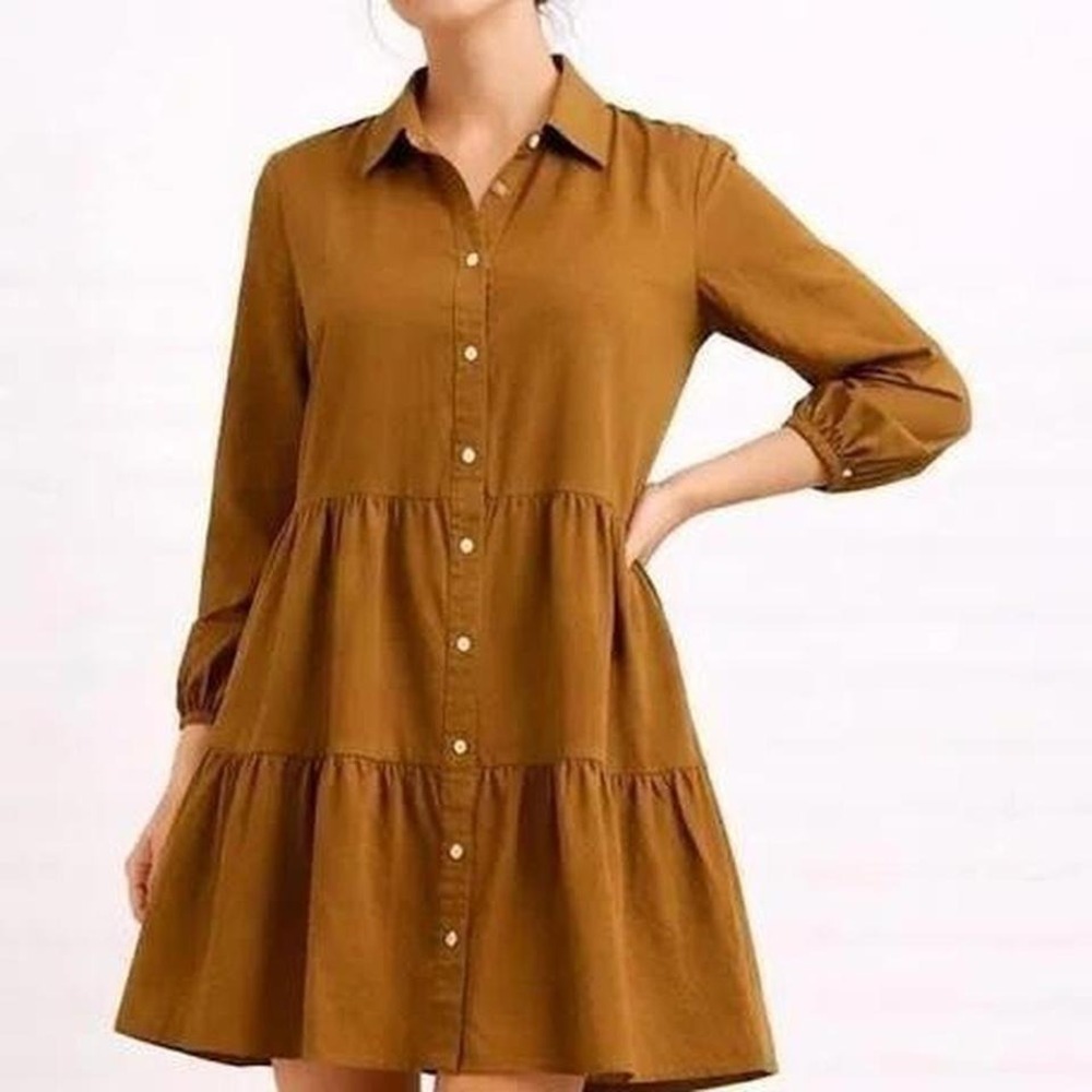J.Crew corduroy babydoll dress Size 00